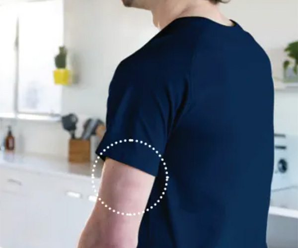 Diabetic syringe site