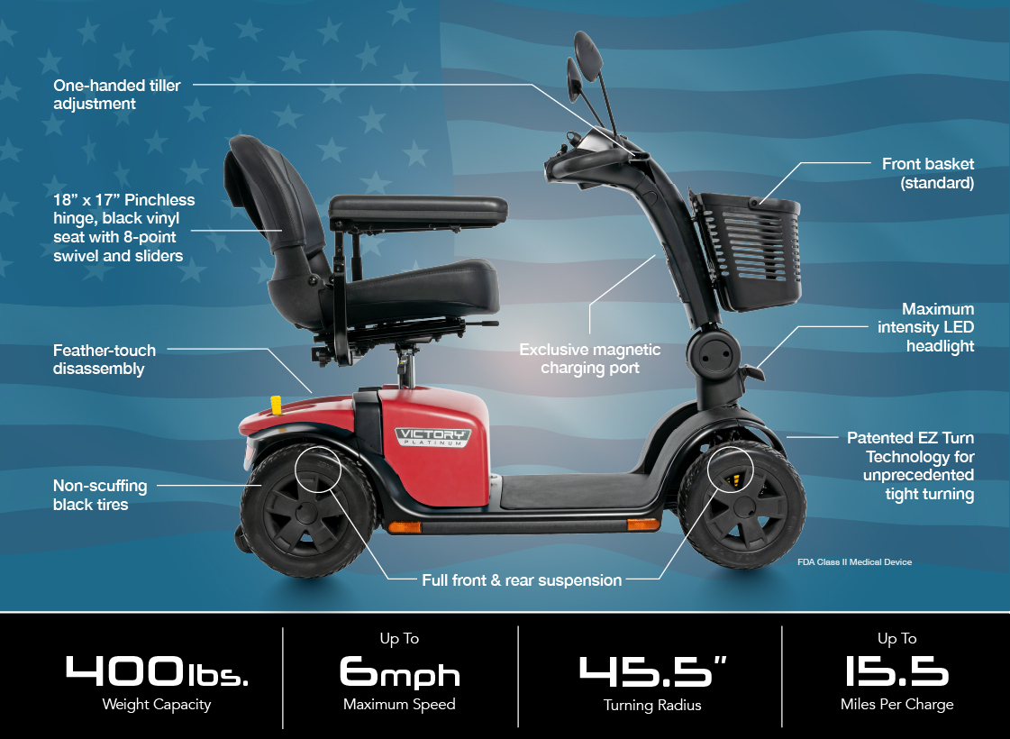 pride victory platinum Scooter